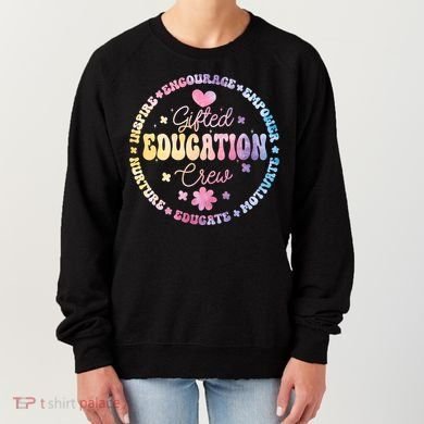 Gifted Education Crew Appreciation Week Back To School Gift Women's Sweatshirt