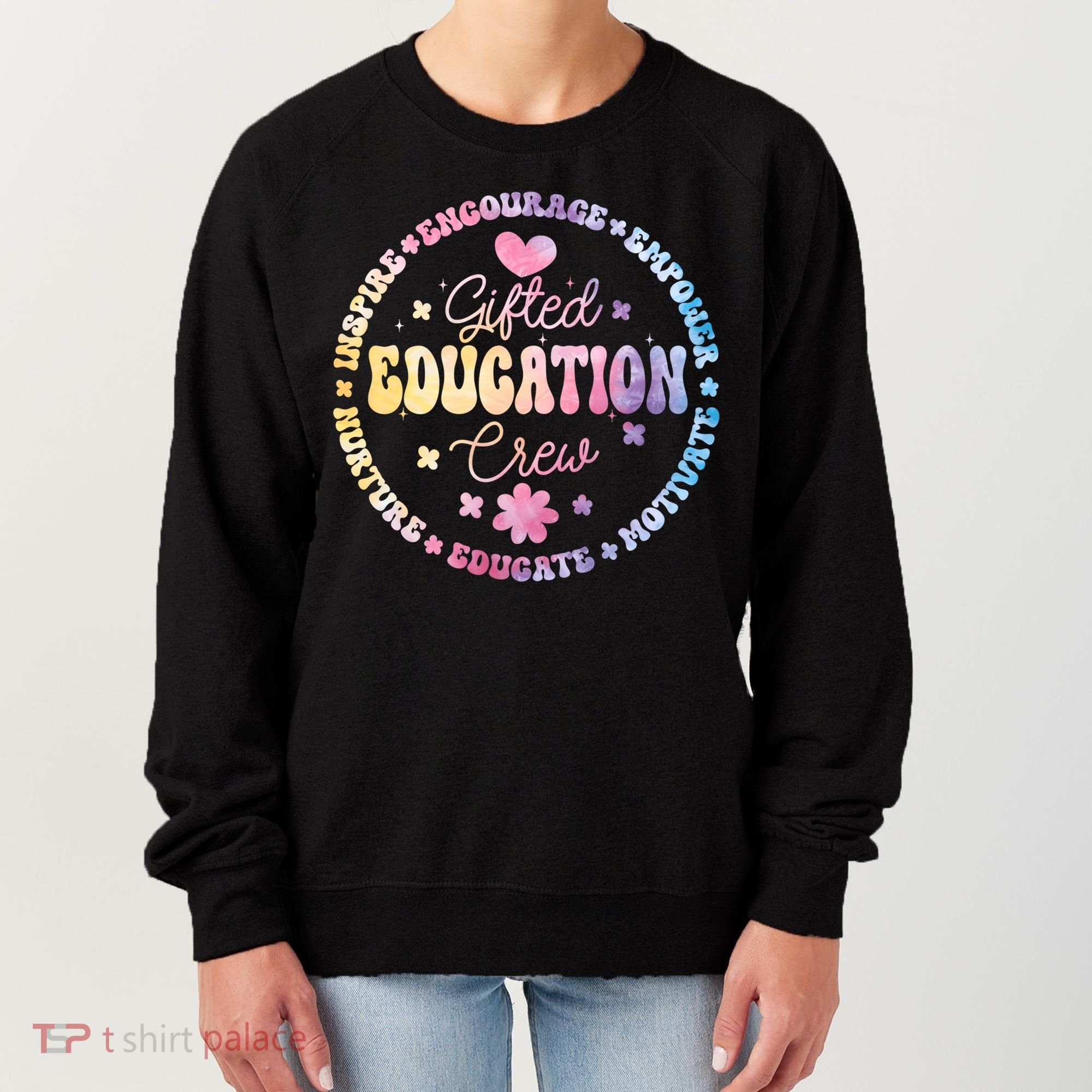 Gifted Education Crew Appreciation Week Back To School Gift Women's Sweatshirt