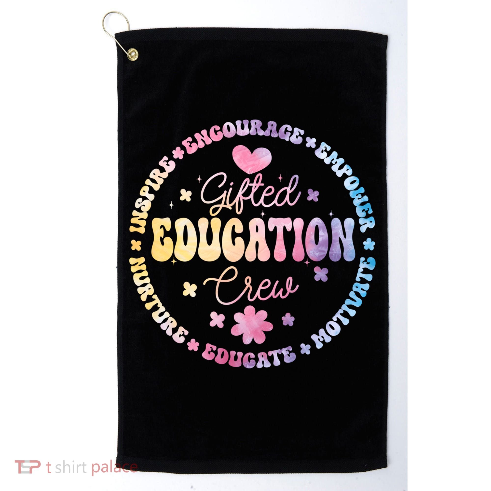 Gifted Education Crew Appreciation Week Back To School Gift Golf Towel