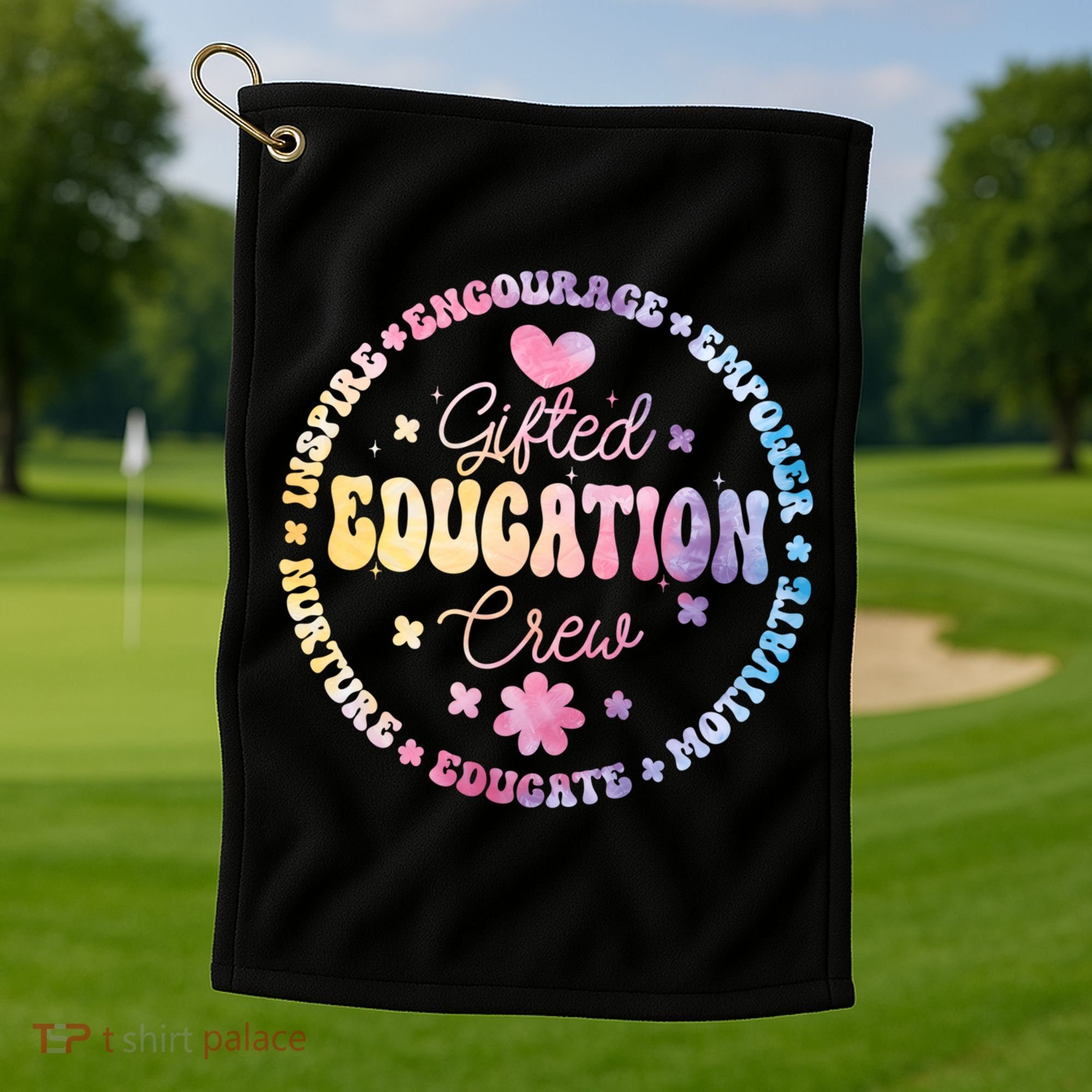 Gifted Education Crew Appreciation Week Back To School Gift Golf Towel