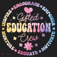 Gifted Education Crew Appreciation Week Back To School Gift Golf Towel thumb 3