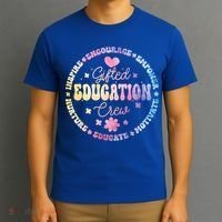 Gifted Education Crew Appreciation Week Back To School Gift T-Shirt thumb 3