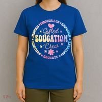 Gifted Education Crew Appreciation Week Back To School Gift T-Shirt thumb 4