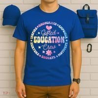 Gifted Education Crew Appreciation Week Back To School Gift T-Shirt thumb 6
