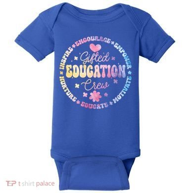 Gifted Education Crew Appreciation Week Back To School Gift Baby Bodysuit