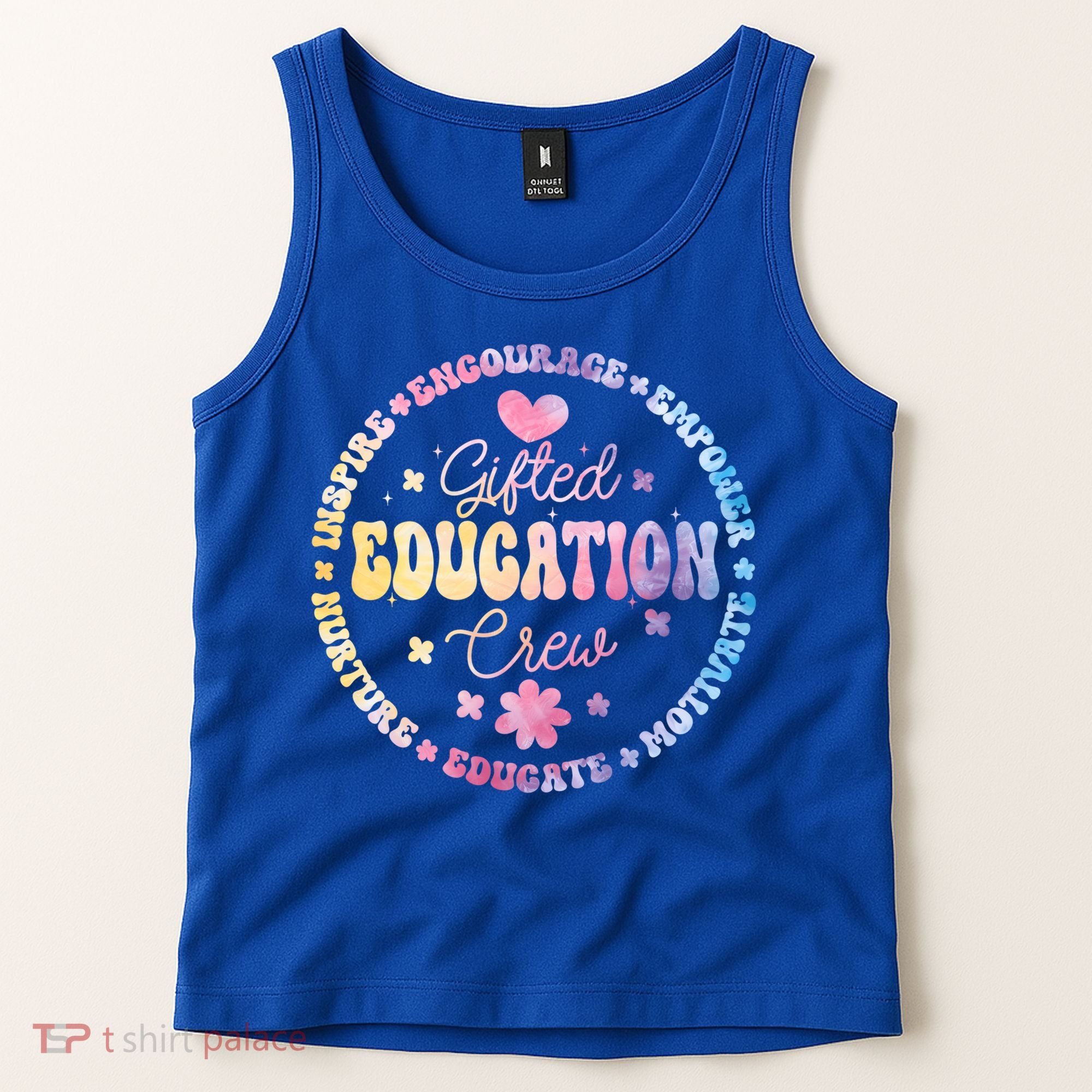 Gifted Education Crew Appreciation Week Back To School Gift Tank Top