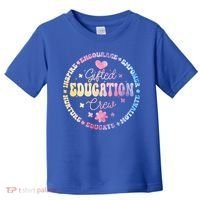 Gifted Education Crew Appreciation Week Back To School Gift Toddler T-Shirt thumb 0