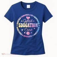Gifted Education Crew Appreciation Week Back To School Gift Women's T-Shirt thumb 0