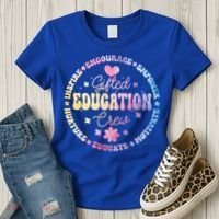 Gifted Education Crew Appreciation Week Back To School Gift Women's T-Shirt thumb 3