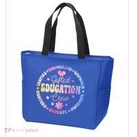 Gifted Education Crew Appreciation Week Back To School Gift Tote Bag thumb 3