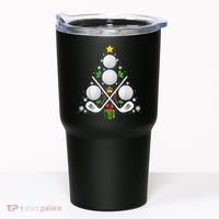 Golf Equipment Christmas Tree Christmas Golf Tumbler thumb 0