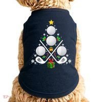 Golf Equipment Christmas Tree Christmas Golf Doggie Tank thumb 0