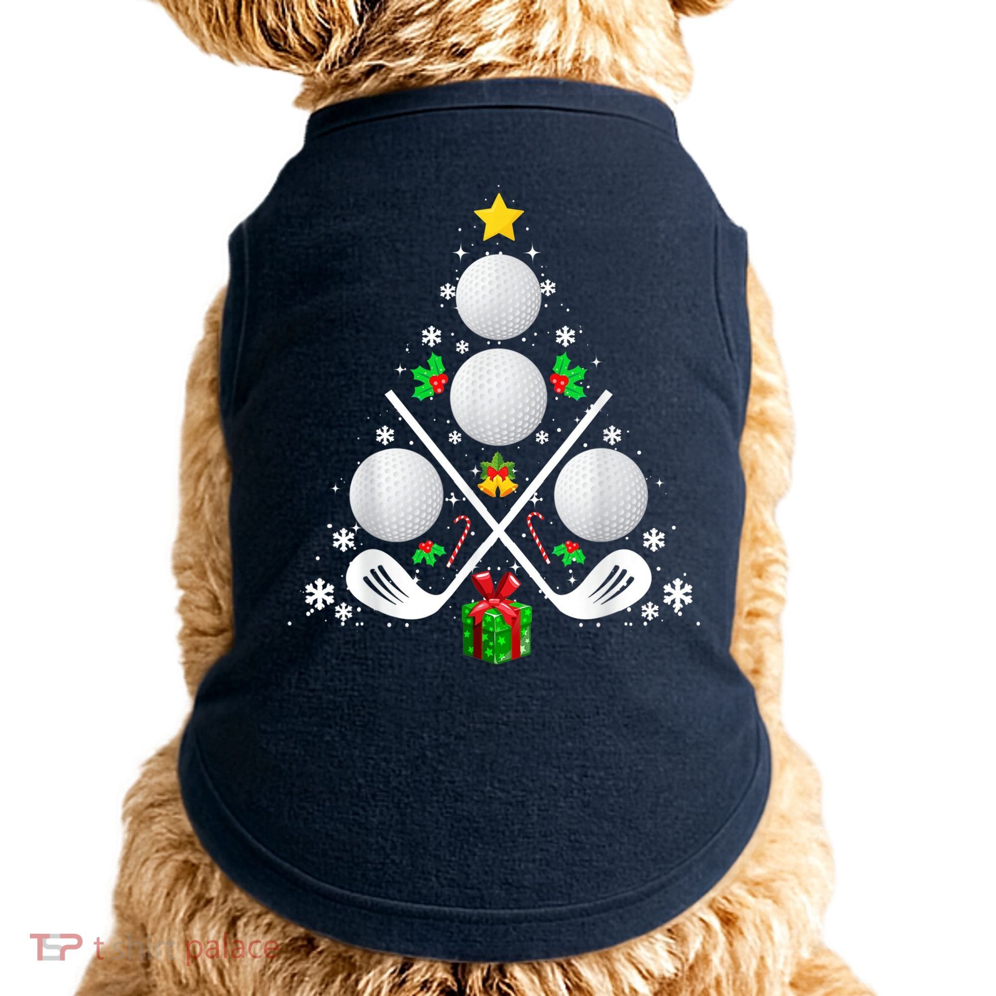 Golf Equipment Christmas Tree Christmas Golf Doggie Tank