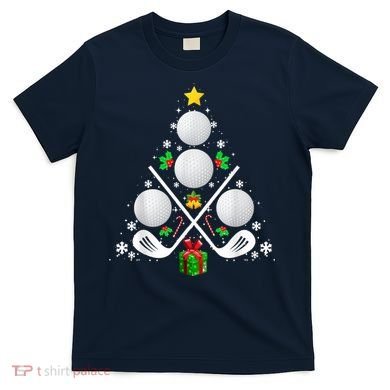 Golf Equipment Christmas Tree Christmas Golf T-Shirt