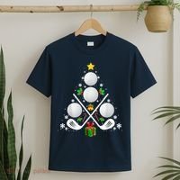 Golf Equipment Christmas Tree Christmas Golf T-Shirt thumb 2