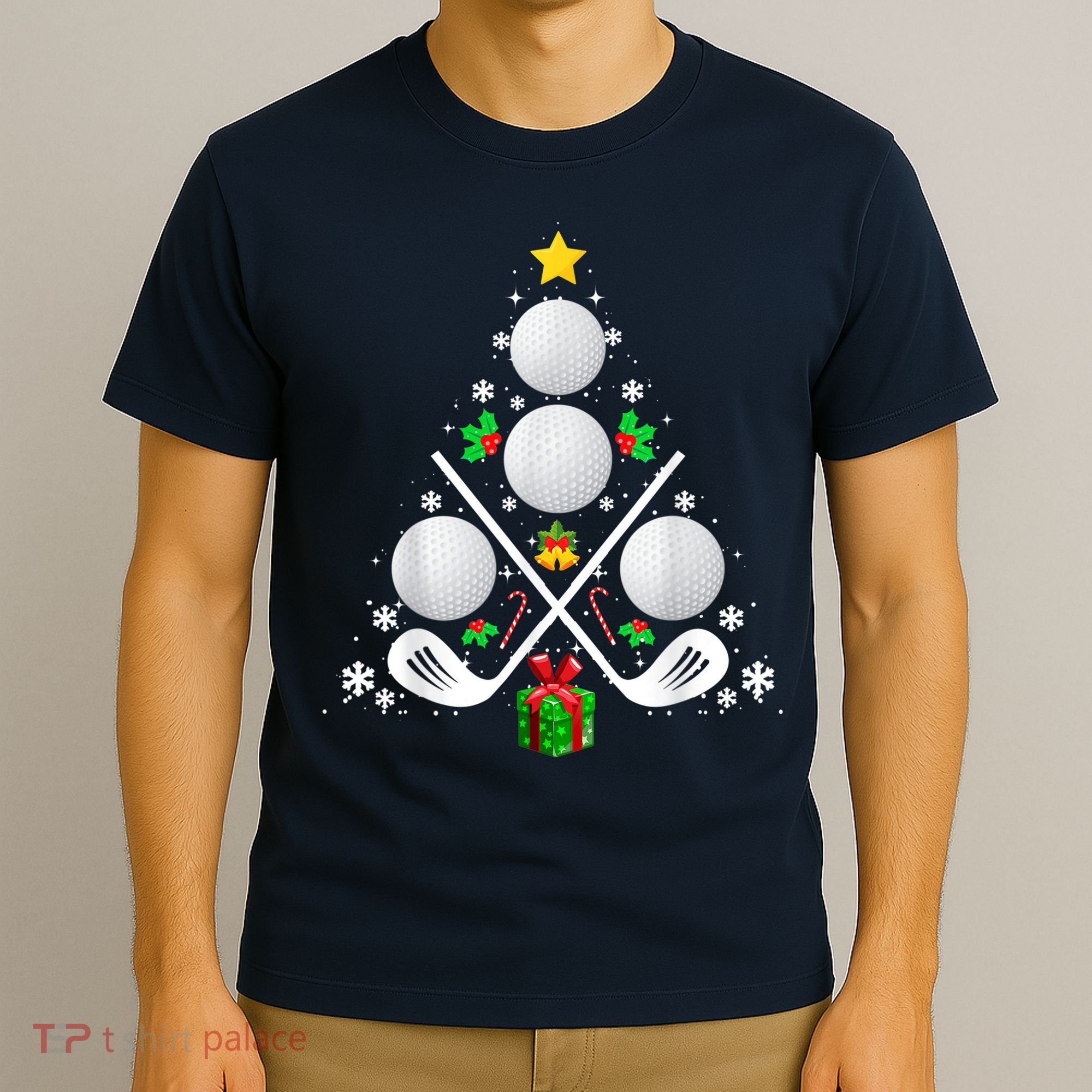 Golf Equipment Christmas Tree Christmas Golf T-Shirt