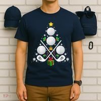 Golf Equipment Christmas Tree Christmas Golf T-Shirt thumb 6
