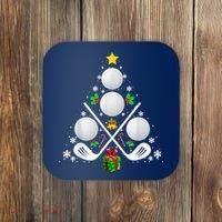 Golf Equipment Christmas Tree Christmas Golf Coaster thumb 0