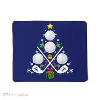Golf Equipment Christmas Tree Christmas Golf Mousepad thumb 0