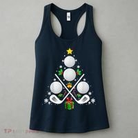 Golf Equipment Christmas Tree Christmas Golf Women's Tank Top thumb 3