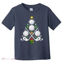 Golf Equipment Christmas Tree Christmas Golf Toddler T-Shirt thumb 0