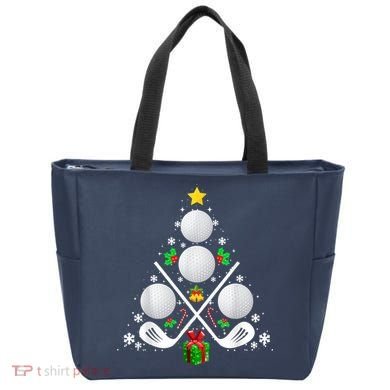 Golf Equipment Christmas Tree Christmas Golf Tote Bag