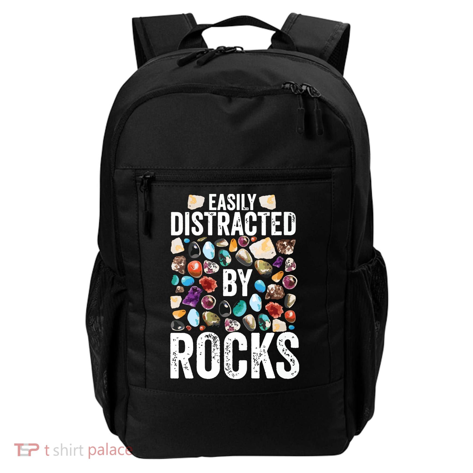 Geology Easily Distracted By Rocks For Geologist Backpack