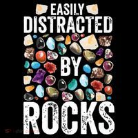 Geology Easily Distracted By Rocks For Geologist Women's Hoodie thumb 2