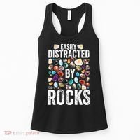 Geology Easily Distracted By Rocks For Geologist Women's Tank Top thumb 0