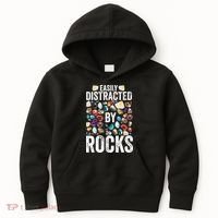 Geology Easily Distracted By Rocks For Geologist Kids Hoodie thumb 0