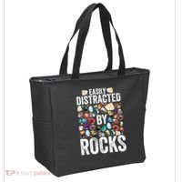 Geology Easily Distracted By Rocks For Geologist Tote Bag thumb 2