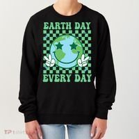 Groovy Earth Day Everyday Earth Day Women Women's Sweatshirt thumb 0