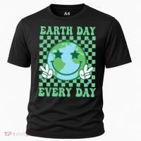 Groovy Earth Day Everyday Earth Day Women Cooling Performance Crew T-Shirt thumb 0
