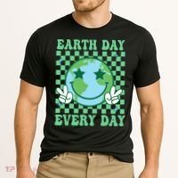 Groovy Earth Day Everyday Earth Day Women Cooling Performance Crew T-Shirt thumb 2
