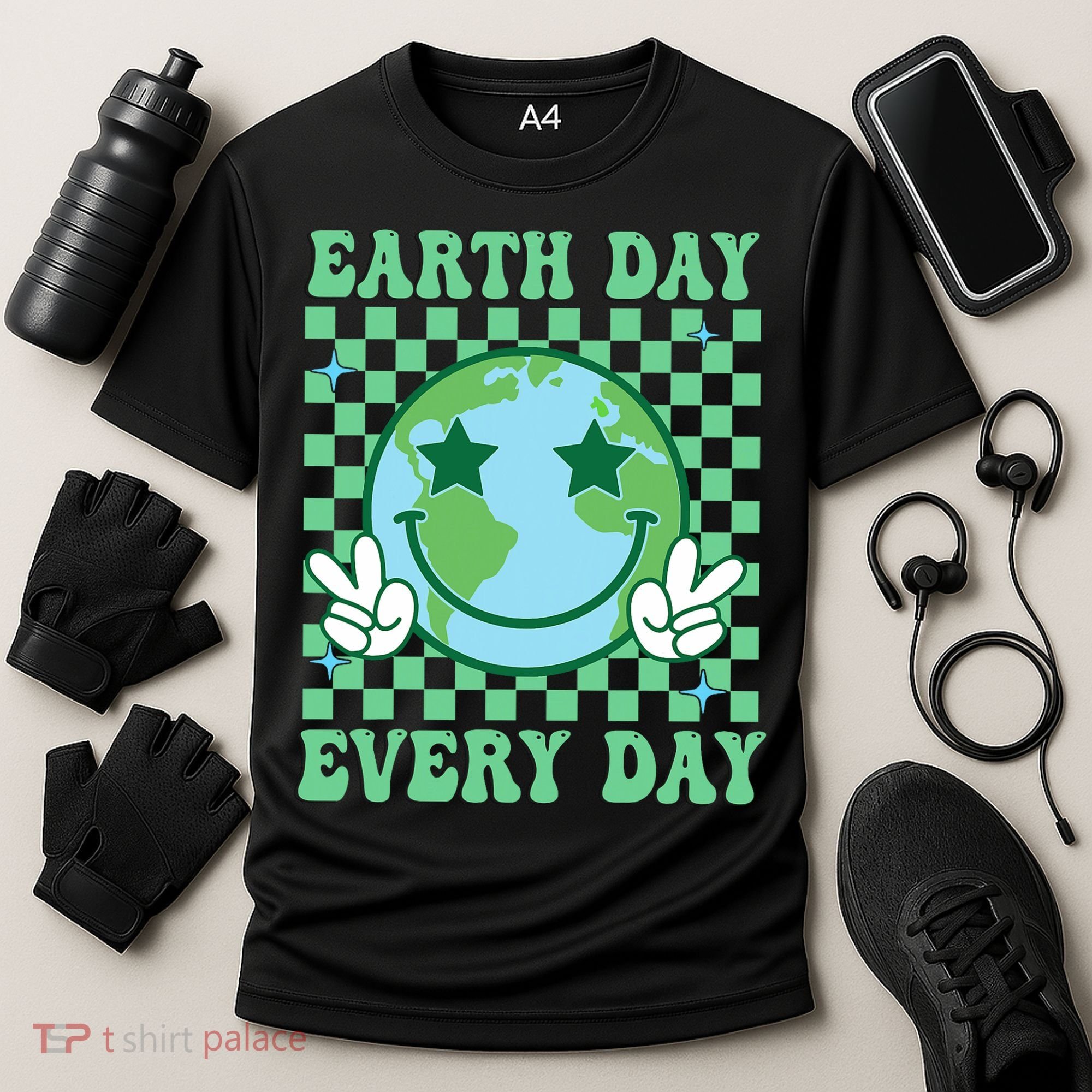 Groovy Earth Day Everyday Earth Day Women Cooling Performance Crew T-Shirt