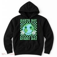 Groovy Earth Day Everyday Earth Day Women Hoodie thumb 0