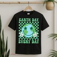 Groovy Earth Day Everyday Earth Day Women T-Shirt thumb 2