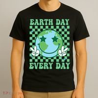 Groovy Earth Day Everyday Earth Day Women T-Shirt thumb 3