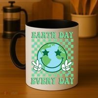 Groovy Earth Day Everyday Earth Day Women Coffee Mug thumb 4