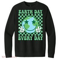Groovy Earth Day Everyday Earth Day Women V.I.T. Fleece Crew Sweatshirt thumb 0