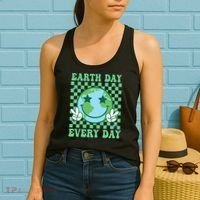 Groovy Earth Day Everyday Earth Day Women Women's Tank Top thumb 2