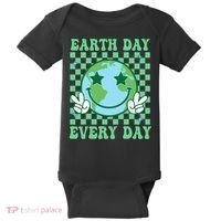 Groovy Earth Day Everyday Earth Day Women Baby Bodysuit thumb 0