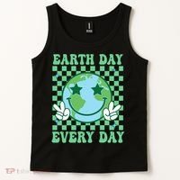 Groovy Earth Day Everyday Earth Day Women Tank Top thumb 2