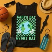 Groovy Earth Day Everyday Earth Day Women Tank Top thumb 4