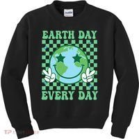 Groovy Earth Day Everyday Earth Day Women Kids Sweatshirt thumb 0