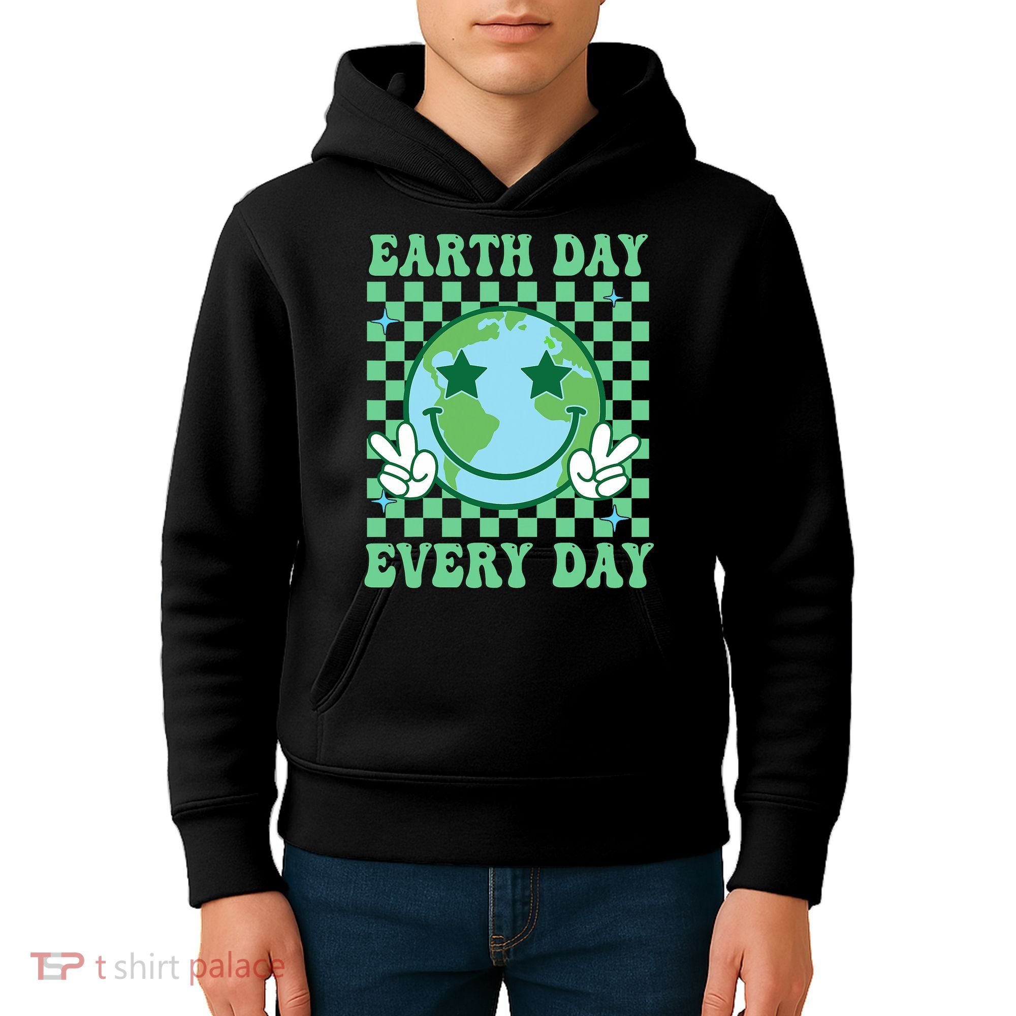 Groovy Earth Day Everyday Earth Day Women Kids Hoodie