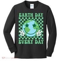 Groovy Earth Day Everyday Earth Day Women Kids Long Sleeve Shirt thumb 0