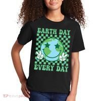 Groovy Earth Day Everyday Earth Day Women Kids T-Shirt thumb 2