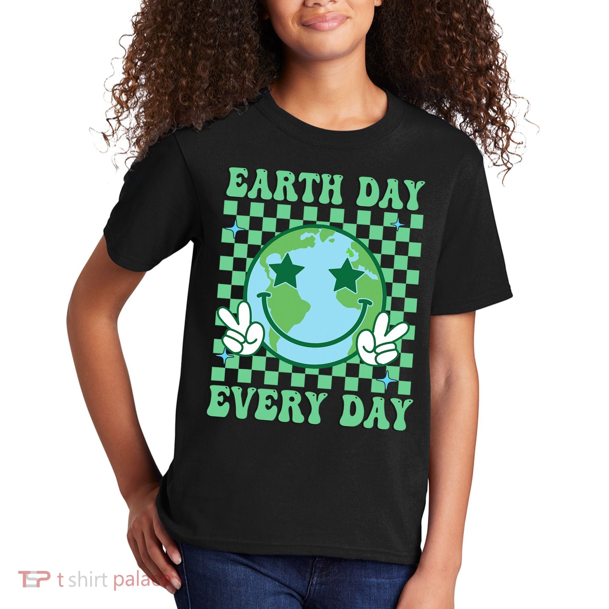 Groovy Earth Day Everyday Earth Day Women Kids T-Shirt