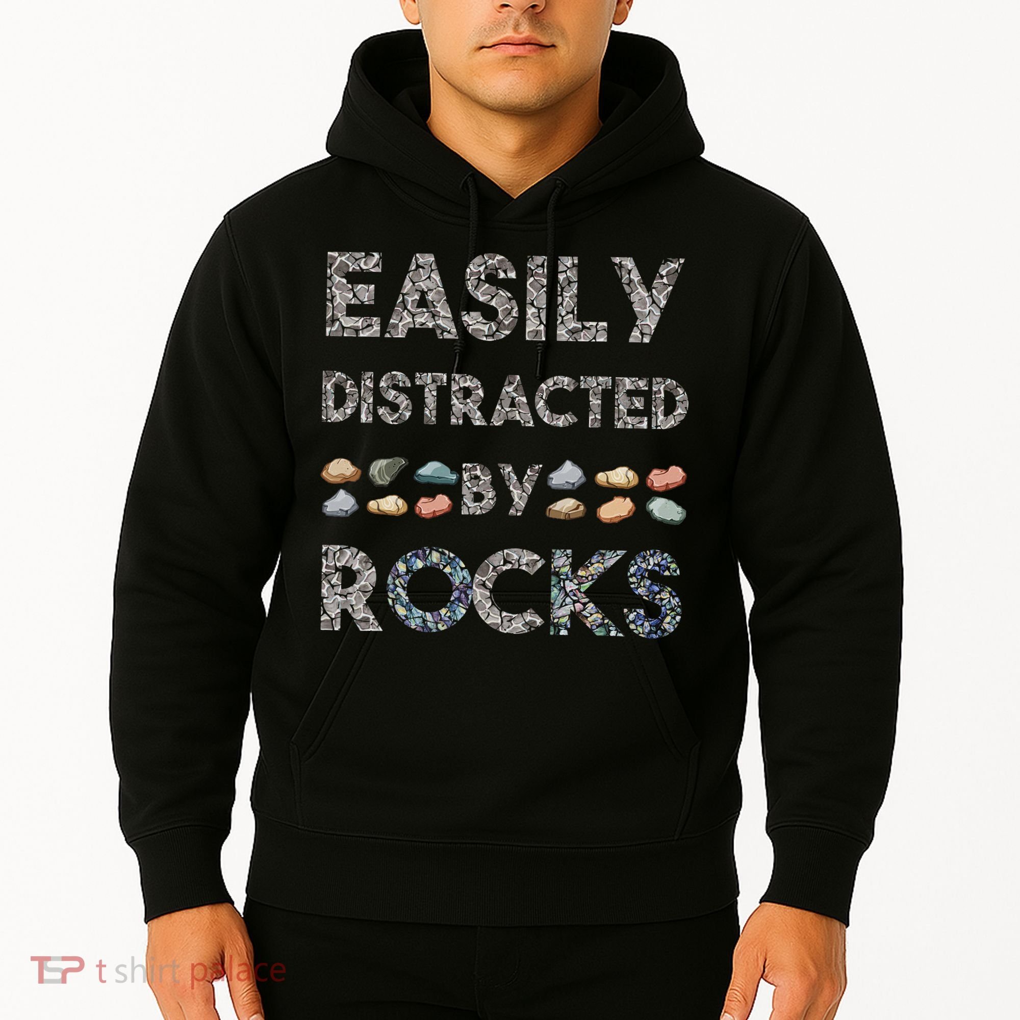 Geology Easily Distracted By Rocks Collector Geologist Hound Hoodie